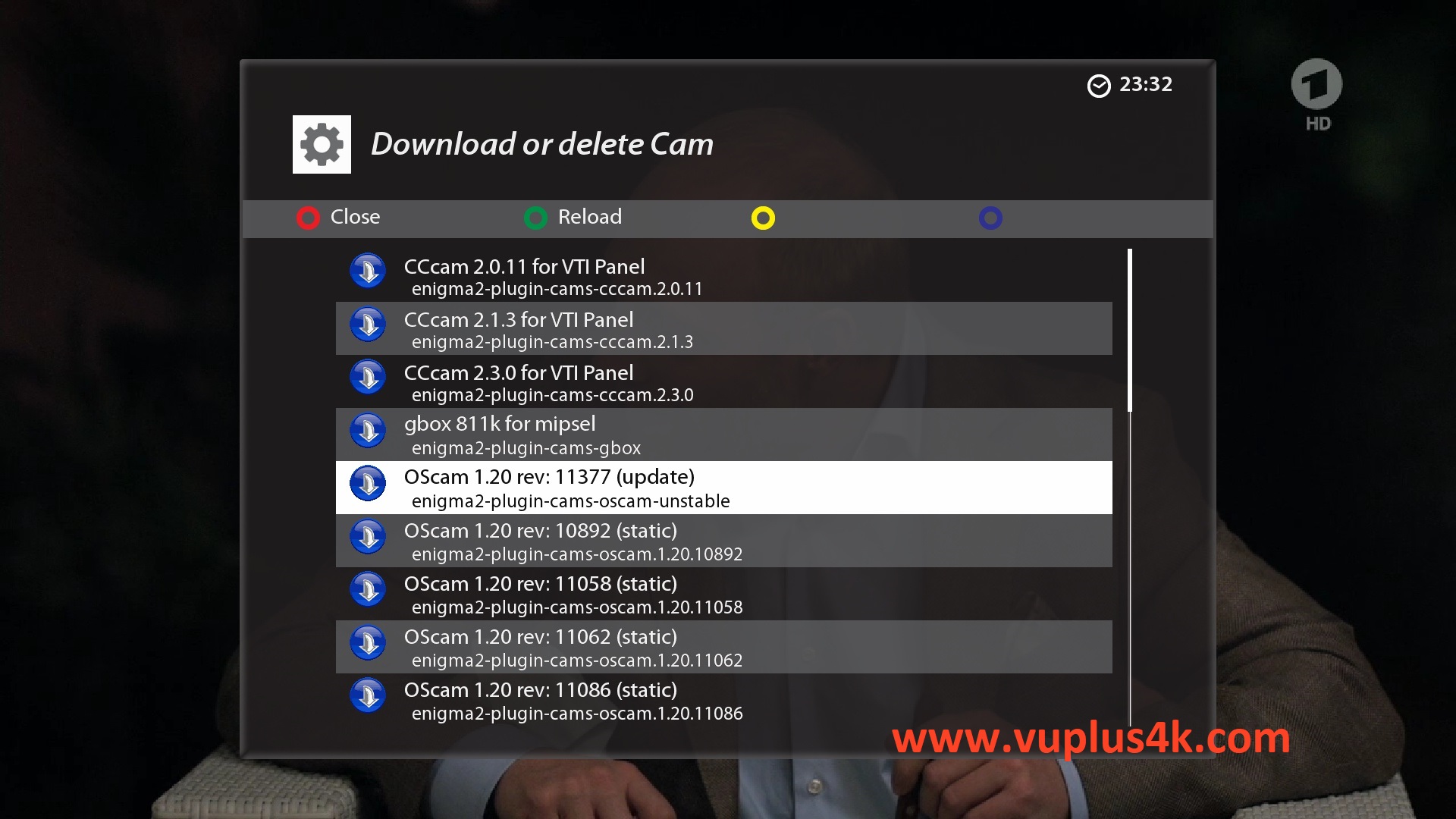 how to install vu zero 4k oscam